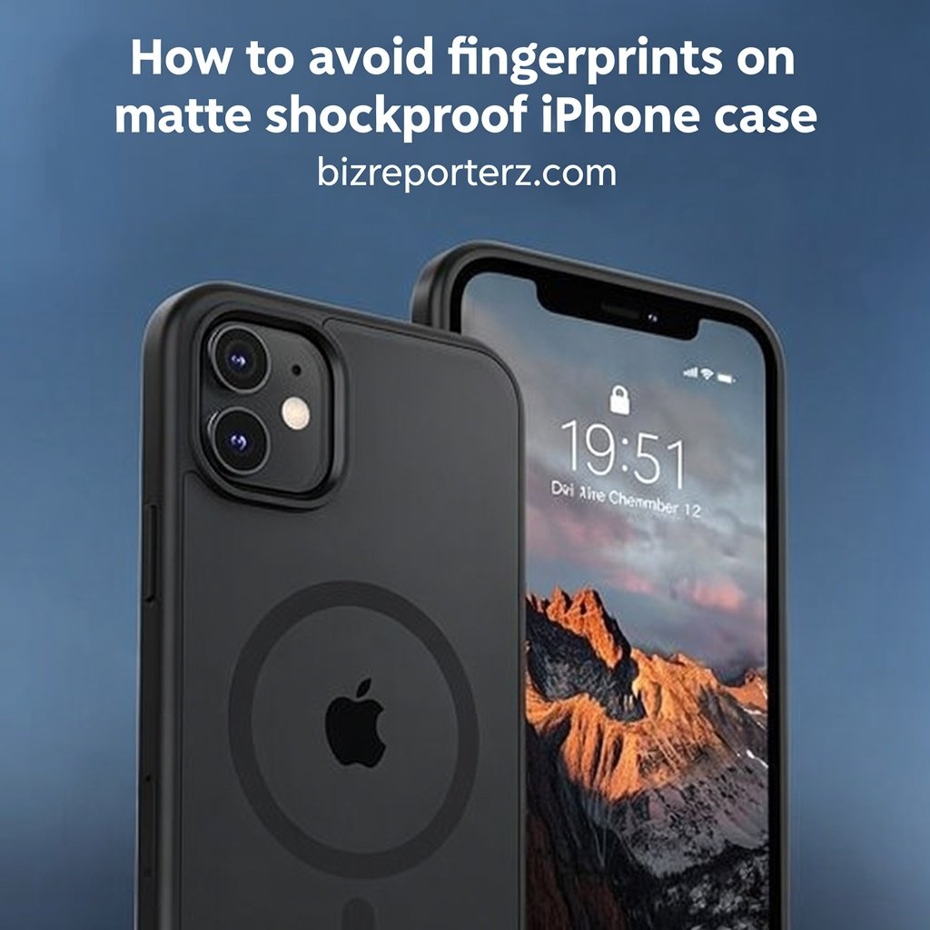 How to Avoid Fingerprints on Matte Shockproof iPhone Case