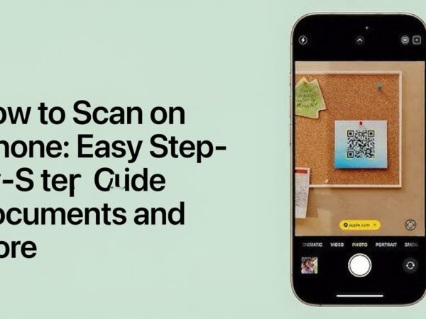 How to Scan on iPhone: Easy Step-by-Step Guide for Documents and More