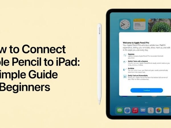 How to Connect Apple Pencil to iPad: A Simple Guide for Beginners