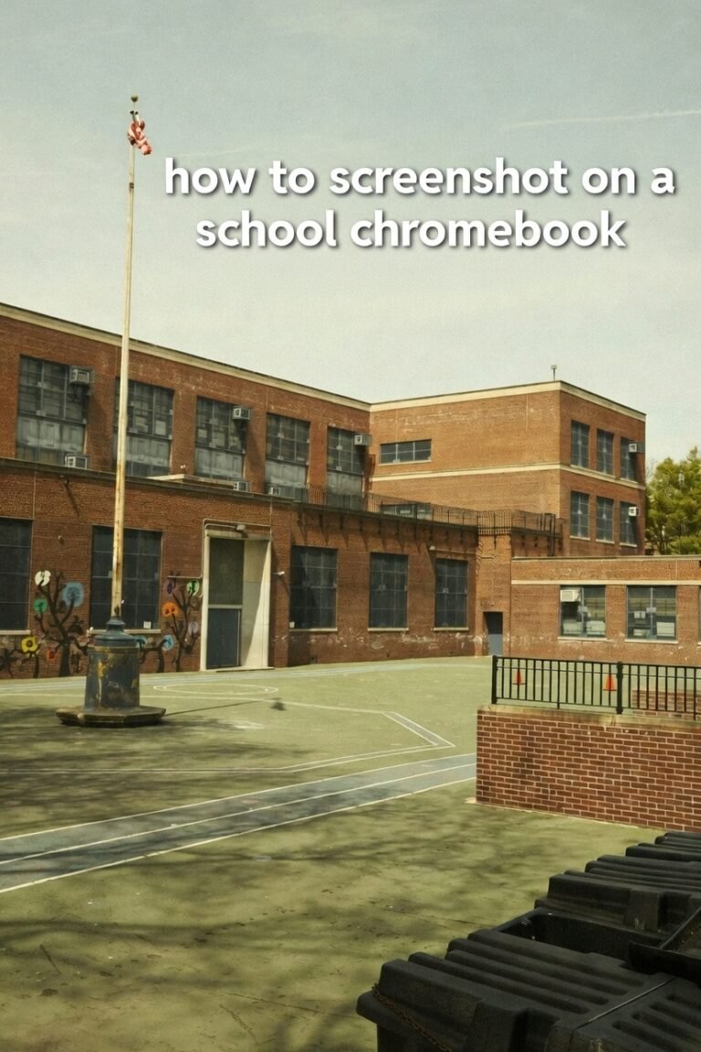 how to screenshot on a school chromebook