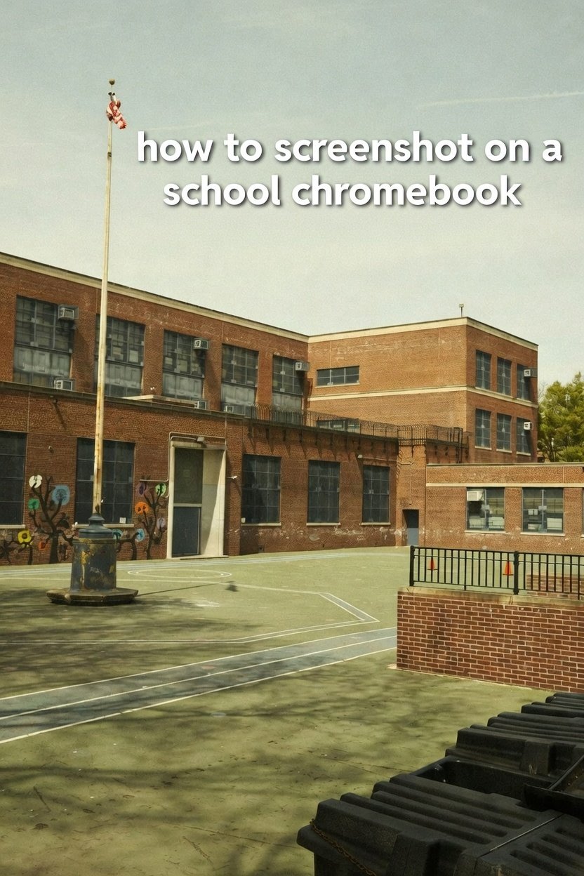 how to screenshot on a school chromebook